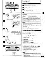 Предварительный просмотр 9 страницы Panasonic RXDS16 - RADIO CASSETTE W/CD Operating Instructions Manual