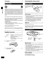 Предварительный просмотр 4 страницы Panasonic RXDS17 - RADIO CASSETTE W/CD Operating Instructions Manual