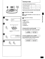 Предварительный просмотр 7 страницы Panasonic RXDS17 - RADIO CASSETTE W/CD Operating Instructions Manual