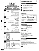 Предварительный просмотр 10 страницы Panasonic RXDS17 - RADIO CASSETTE W/CD Operating Instructions Manual