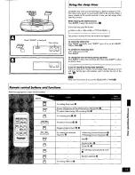 Предварительный просмотр 13 страницы Panasonic RXDS17 - RADIO CASSETTE W/CD Operating Instructions Manual