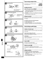 Предварительный просмотр 14 страницы Panasonic RXDS17 - RADIO CASSETTE W/CD Operating Instructions Manual