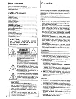 Предварительный просмотр 2 страницы Panasonic RXDS7 - RADIO CASSETTE W/CD Operating Instructions Manual