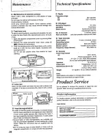 Предварительный просмотр 10 страницы Panasonic RXDS7 - RADIO CASSETTE W/CD Operating Instructions Manual