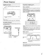 Preview for 5 page of Panasonic RXDT530 - RADIO CASSETTE W/CD Operating Instructions Manual