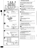 Preview for 10 page of Panasonic RXED77 - RADIO CASSETTE W/CD Operating Instructions Manual