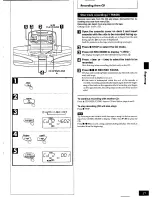 Preview for 21 page of Panasonic RXED77 - RADIO CASSETTE W/CD Operating Instructions Manual