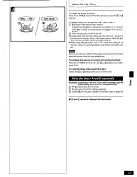 Preview for 25 page of Panasonic RXED77 - RADIO CASSETTE W/CD Operating Instructions Manual