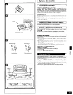 Preview for 67 page of Panasonic RXED77 - RADIO CASSETTE W/CD Operating Instructions Manual