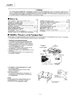 Предварительный просмотр 2 страницы Panasonic RXED77 - RADIO CASSETTE W/CD Service Manual