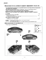 Предварительный просмотр 6 страницы Panasonic RXED77 - RADIO CASSETTE W/CD Service Manual