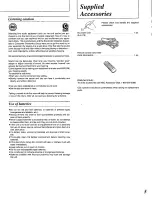 Preview for 5 page of Panasonic RXED90 - RADIO CASSETTE W/CD Operating Instructions Manual