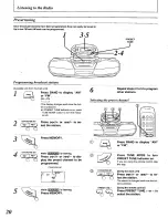 Preview for 20 page of Panasonic RXED90 - RADIO CASSETTE W/CD Operating Instructions Manual