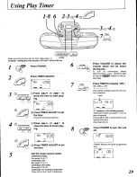 Preview for 29 page of Panasonic RXED90 - RADIO CASSETTE W/CD Operating Instructions Manual