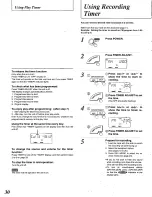 Preview for 30 page of Panasonic RXED90 - RADIO CASSETTE W/CD Operating Instructions Manual