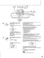 Preview for 31 page of Panasonic RXED90 - RADIO CASSETTE W/CD Operating Instructions Manual