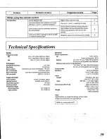 Preview for 39 page of Panasonic RXED90 - RADIO CASSETTE W/CD Operating Instructions Manual