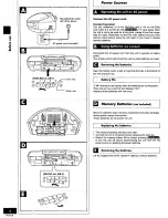 Предварительный просмотр 6 страницы Panasonic RXES20 - RADIO CASSETTE W/CD Operating Instructions Manual