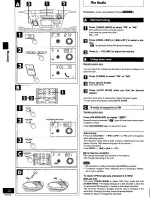 Предварительный просмотр 10 страницы Panasonic RXES20 - RADIO CASSETTE W/CD Operating Instructions Manual