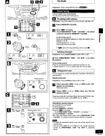 Preview for 11 page of Panasonic RXES20 - RADIO CASSETTE W/CD Operating Instructions Manual