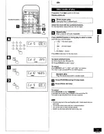 Предварительный просмотр 13 страницы Panasonic RXES20 - RADIO CASSETTE W/CD Operating Instructions Manual