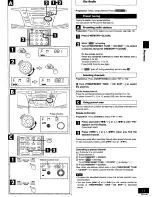 Предварительный просмотр 11 страницы Panasonic RXES25 - RADIO CASSETTE W/CD Operating Instructions Manual