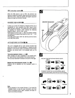 Предварительный просмотр 7 страницы Panasonic RXFS470 - RADIO CASSETTE-LOW Operating Instructions Manual