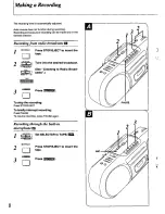 Предварительный просмотр 8 страницы Panasonic RXFS470 - RADIO CASSETTE-LOW Operating Instructions Manual