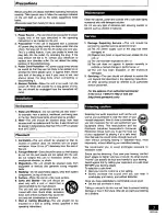 Предварительный просмотр 3 страницы Panasonic RXFS470A - RADIO CASSETTE-LOW P Operating Instructions Manual