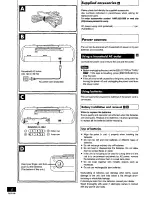 Предварительный просмотр 4 страницы Panasonic RXFS470A - RADIO CASSETTE-LOW P Operating Instructions Manual