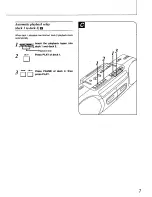 Предварительный просмотр 7 страницы Panasonic RXFT530 - RADIO/DUAL CASS-LOW Operating Instructions Manual