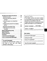 Preview for 3 page of Panasonic RY-P1000 Operating Instructions Manual