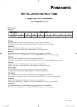 Panasonic S-100PN1E5A Installation Instructions Manual preview