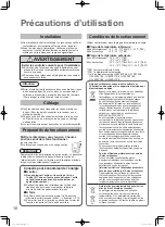 Предварительный просмотр 10 страницы Panasonic S-100PU2E5A Operating Instructions Manual