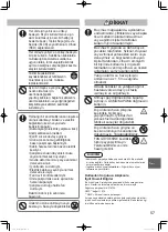 Предварительный просмотр 57 страницы Panasonic S-100PU2E5A Operating Instructions Manual