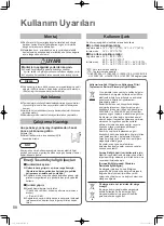 Предварительный просмотр 58 страницы Panasonic S-100PU2E5A Operating Instructions Manual