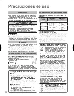 Предварительный просмотр 28 страницы Panasonic S-125MW1E5 Operating Instructions Manual