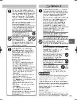 Предварительный просмотр 39 страницы Panasonic S-125MW1E5 Operating Instructions Manual