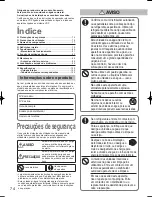 Предварительный просмотр 74 страницы Panasonic S-125MW1E5 Operating Instructions Manual