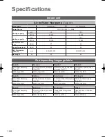 Предварительный просмотр 122 страницы Panasonic S-125MW1E5 Operating Instructions Manual