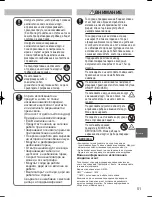 Предварительный просмотр 51 страницы Panasonic S-180ME2E5 Operating Instructions Manual