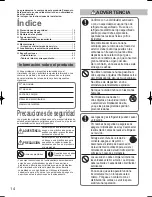 Preview for 14 page of Panasonic S-200PE2E5 Operating Instructions Manual