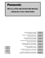 Предварительный просмотр 1 страницы Panasonic S-20LM3HPQ Installation And Operation Manual