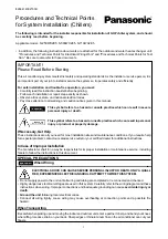 Preview for 1 page of Panasonic S-250WX2E5 Manual