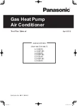 Preview for 1 page of Panasonic S-250WX2E5 Test Run Manual