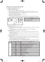 Preview for 19 page of Panasonic S-250WX2E5 Test Run Manual