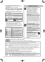 Предварительный просмотр 10 страницы Panasonic S-3650PF3E Operating Instructions Manual