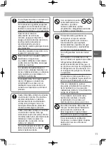 Предварительный просмотр 11 страницы Panasonic S-3650PF3E Operating Instructions Manual