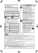 Предварительный просмотр 14 страницы Panasonic S-3650PF3E Operating Instructions Manual