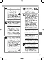 Предварительный просмотр 27 страницы Panasonic S-3650PF3E Operating Instructions Manual